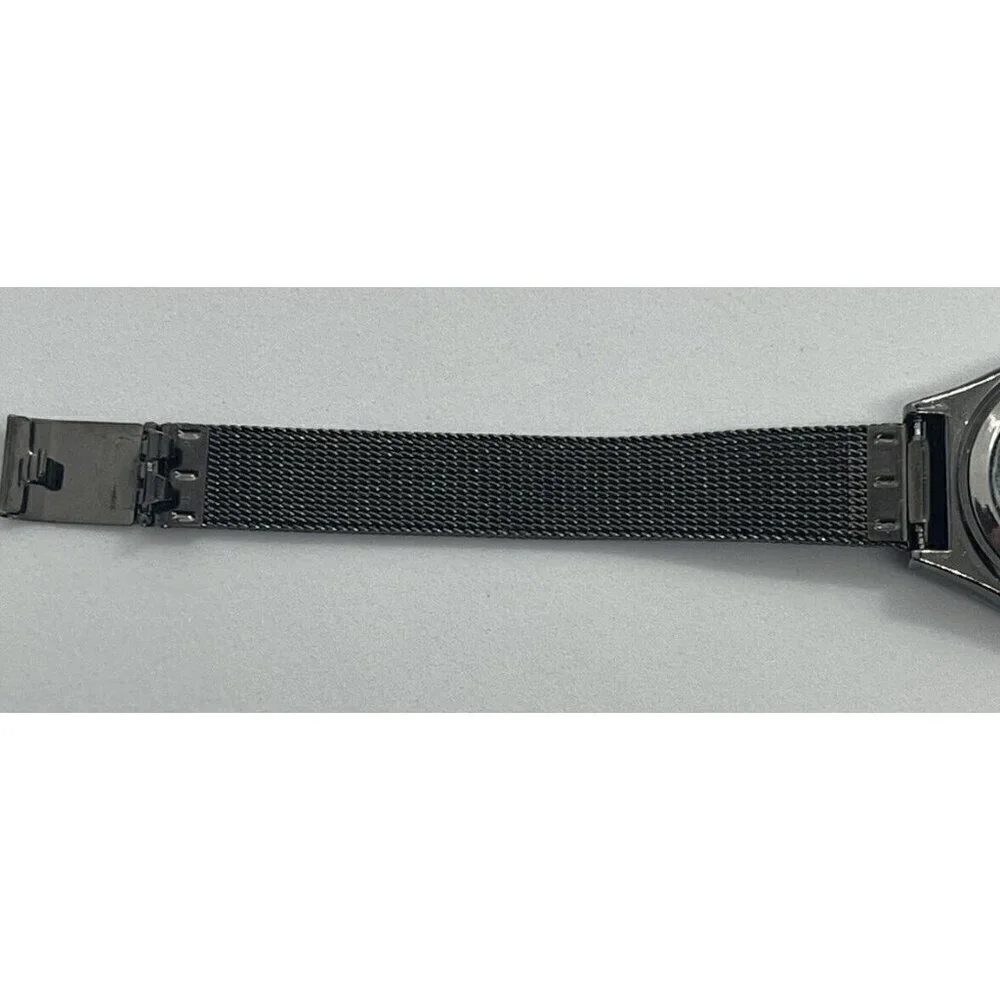 Paul Jardin Men's Quartz Watch Round All Black Water Resistant